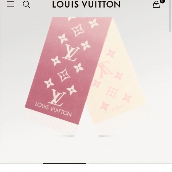 Authentic LV scarf - Picture 2 of 9